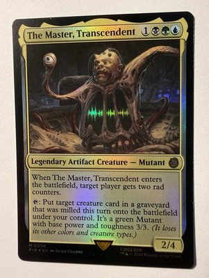 #ad The Master Transcendent 6 NM Foil Universes Beyond: Fallout MTG $1.99
