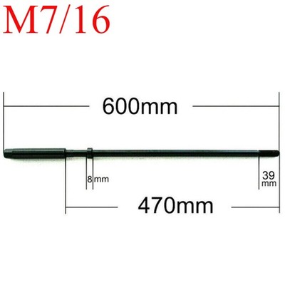 Milling Machine Part R8 Draw Bar Overall Drawbar M7/16 Thread Fit For Bridgeport