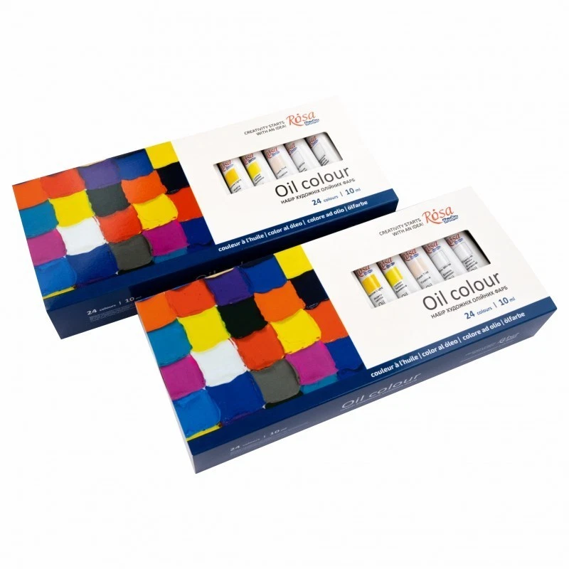 Ölfarben-Set Tuben 24*10ml. "ROSA" hochwertige Farben zum Malen Künstlerfarbe - Bild 3 von 4