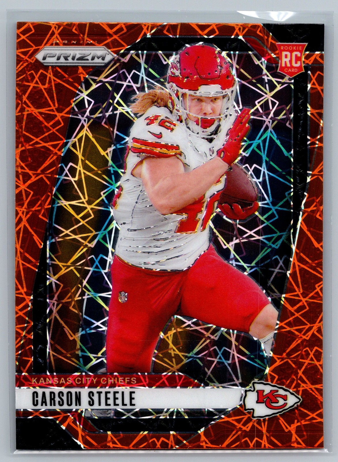 2024 Panini Prizm #377 Carson Steele Kansas City Chiefs RC Rookie
