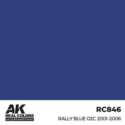 AK-RC846 AK Interactive Real Colors Rally Blue 02C 2001-2006 17 ml.