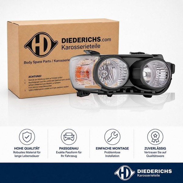 Hauptscheinwerfer Rechts Diederichs 6927080 FÜR Chevrolet Frontscheinwerfer-image