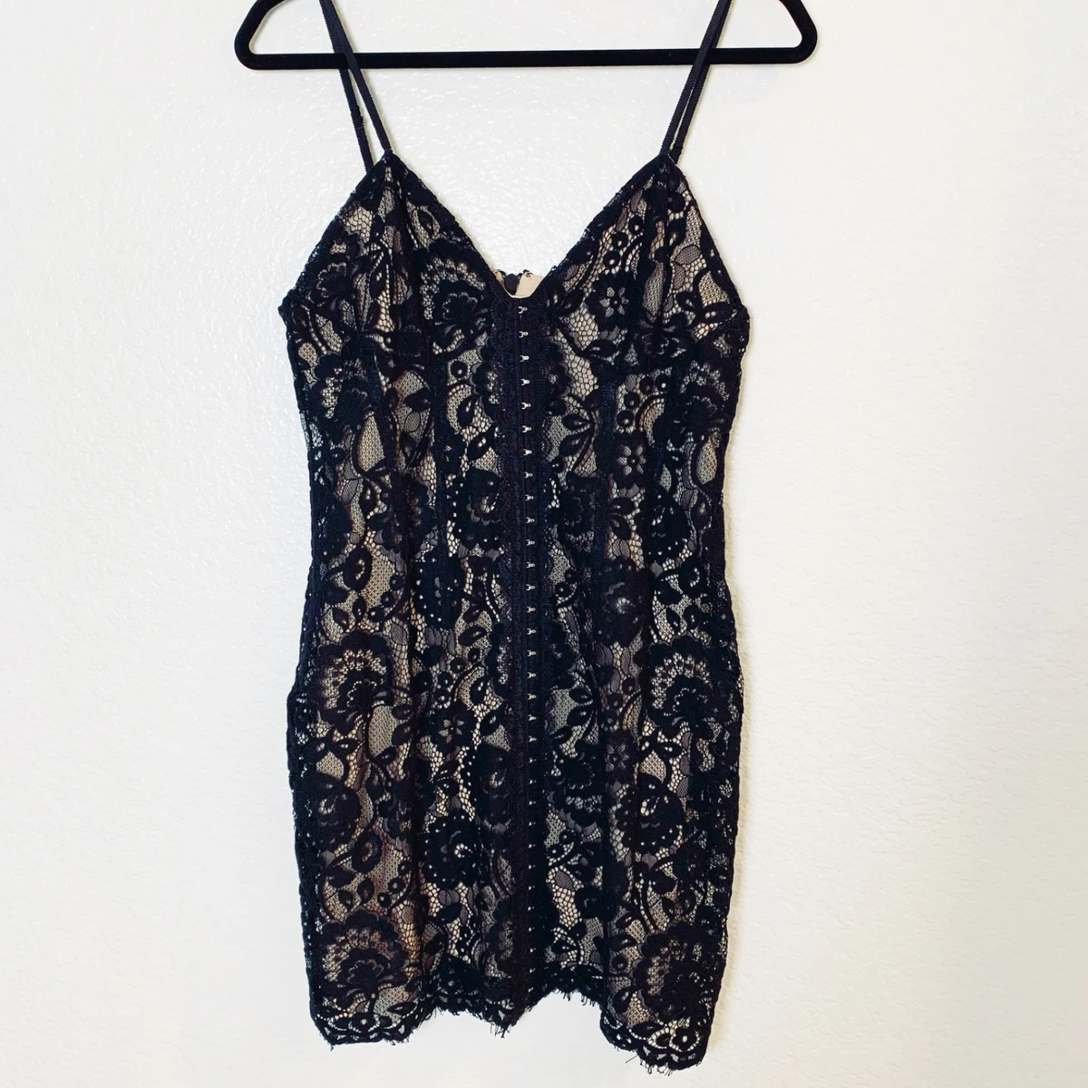 black mesh lace dress Black Boned Lace Dress | Gothic Bustier Gown