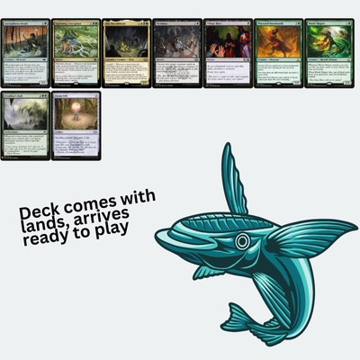 The Necrobloom Custom Commander Deck | Ready-to-play Landfall EDH | MTG