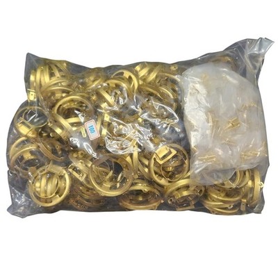2-1/4'' Brass Clamp-On Shade Fitter - fits sockets 1.5'' dia - Bulk Packed x100