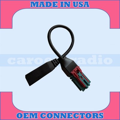 UCONNECT 4 TO 5 MINI USB TO HSAL 2 MALE CONVERTER FOR JEEP, RAM, DODGE, CHRYSLER