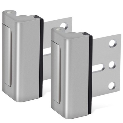 Kirphealy Home Security Door Lock, 2 Pack Reinforcement Locks for Silver 
