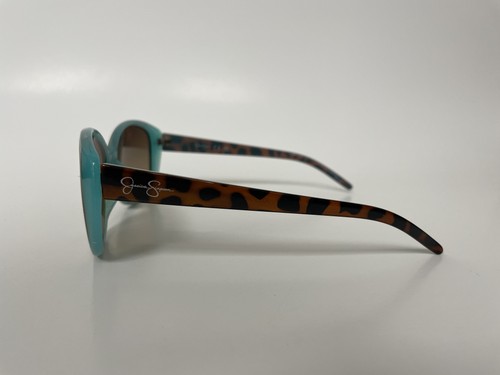 Auténticas gafas de sol Jessica Simpson 5012 ANBL Turq Tort Cateye marrón degradado - Imagen 3 de 7