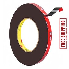 15ft 1/4" Double Sided Tape Heavy Duty 3M VHB Adhesive Waterproof Auto Acrylic