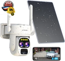 Security Cameras Wirelss Outdoor for Home Security, Alexa Cameras Solar Power,36