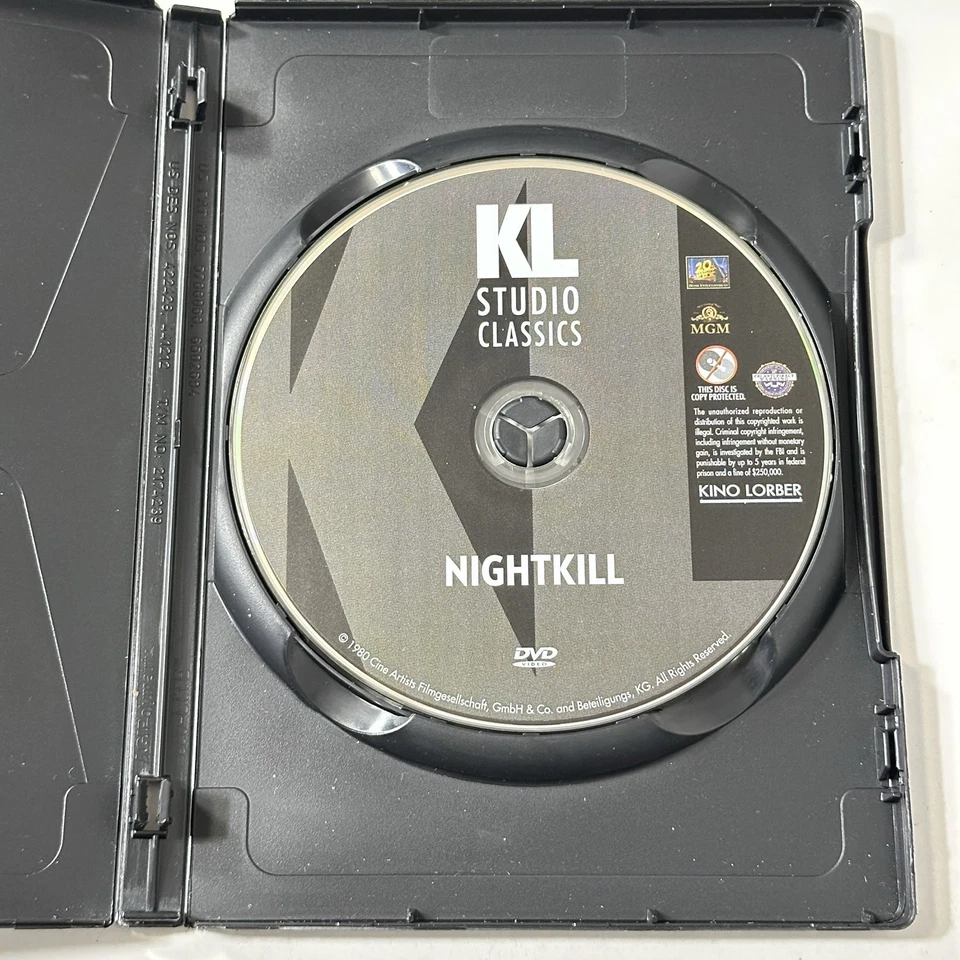 Nightkill (Kino Lorber) (DVD, 1980) Robert Mitchum, Jaclyn Smith, Rare! - Image 3 of 4