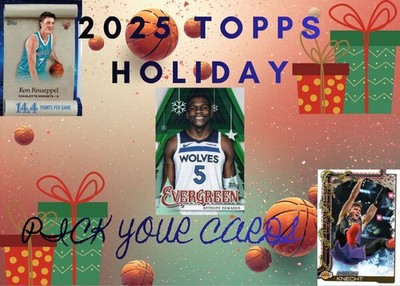 2025-26 TOPPS HOLIDAY BASKETBALL PICK YOUR CARDS
