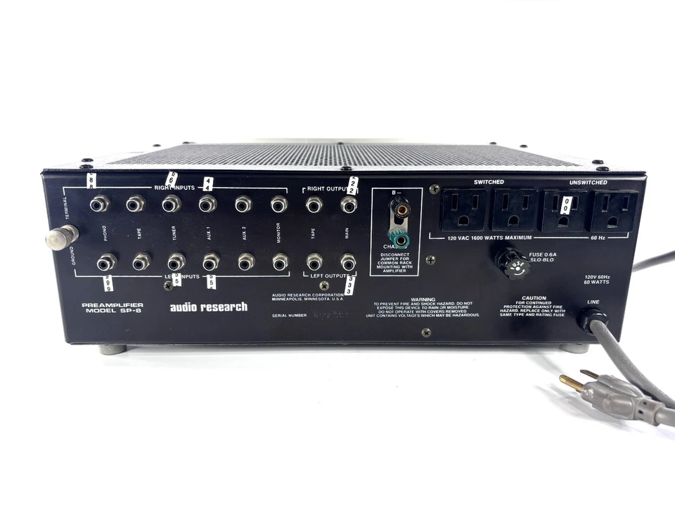 Audio Research SP-8 Tube Preamplifier - Image 4 of 4