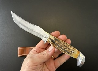 Cuchillo de caza de ciervo Case 523 5 vintage 1965 1980 EE. UU.