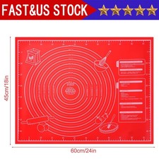 Silicone Rolling Mat 40*29.5CM Non Stick Past...