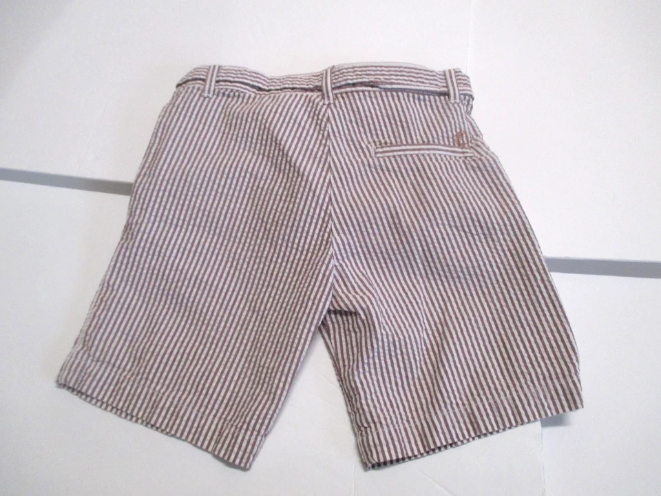 2 NIÑAS MARRÓN PETIT BATEAU Y AZUL JUSTICIA MONO CONJUNTO Y SHORTS TALLA 6 Foto 4 de 4