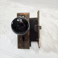 Antique Victorian Era Door Hardware - As Is