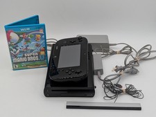 Nintendo Wii U Console WUP-101 w/ GamePad WUP-010 W/ Stylus & Mario Game Tested