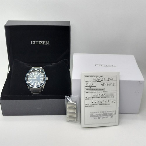 Citizen Promaster NB6026-56L Date Titane Plongeurs 200M Automatique Homme Montre - Photo 2 sur 10