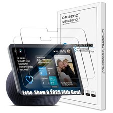 2 Pack Orzero Tempered Glass Screen Protector for Echo Show 8 2025 4th...