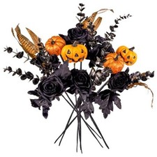 10PCS Artificial Flowers Bouquets, Artificial Silk Flowers Bouquets, Home