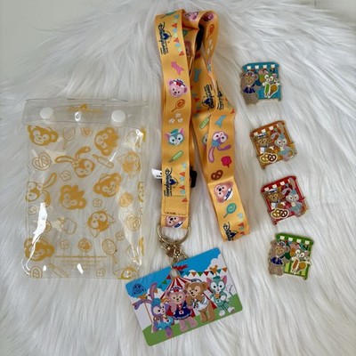 Disney Pin Trading Karneval Schlüsselband 4 Pins Konvolut Lot Shellie May Duffy HKDL  