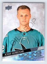 Josef Korenar Upper Deck Extended Series 2020-21 Young Guns # 715