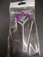 Diamond Rhinestone Quintet, Dark Purple Rhinestones: Prom, Corsages, Bouquets