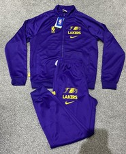 Tuta Uomo Nike NBA LA Lakers Club Courtside - Viola - FZ7471 504 - Small