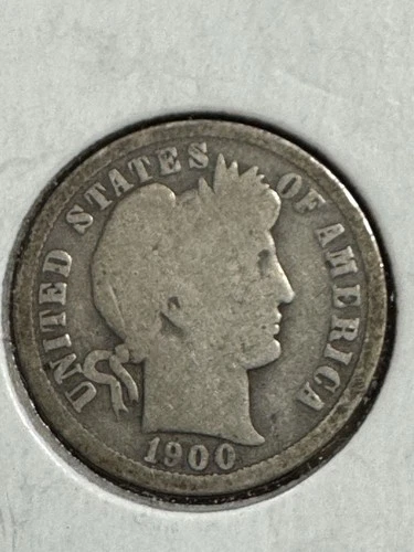 1900-o Barber Dime, Better Date, 99c Shipping Offer
