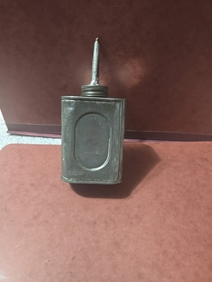 #ad Vintage 4oz 3quot;×1.5quot; Modified Oil Can. Cool Piece To Add To Collection Rare $9.00