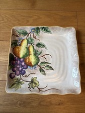 Vintage Tuscan Fruit Decorative Plate