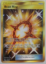 Beast Ring 141/131 - Forbidden Light Gold Secret Rare Trainer - Near Mint 
