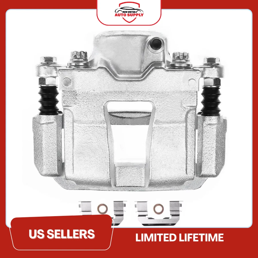 Pinza de freno lateral del pasajero delantero con soporte para Hyundai Sonata Kia Optima Foto 2 de 3