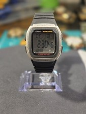 Casio Illuminator Digital Watch Men 38mm Alarm 50M Chronograph W-96H