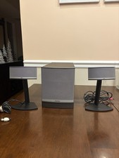 Bose Companion 5 Multimedia 2 Speakers Subwoofer Missing Cords  Controller