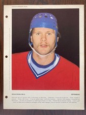 1981 DIMANCHE DERNIERE HEURE BRIAN ENGBLOM CANADIENS DE MONTREAL