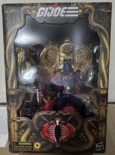 G.I Joe Classified 221 Cobra Commander Hooded Dress Uniform & Throne MIB