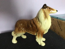 Vintage Large Coopercraft    Rough Collie Dog  vgc