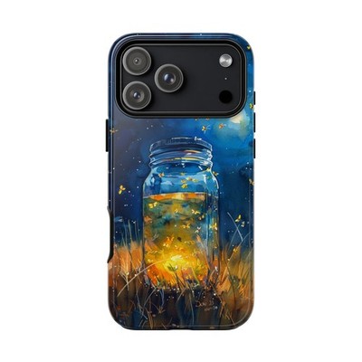 Glowing Fireflies Mason Jar Phone Cover Case for iPhone | Galaxy | Pixel