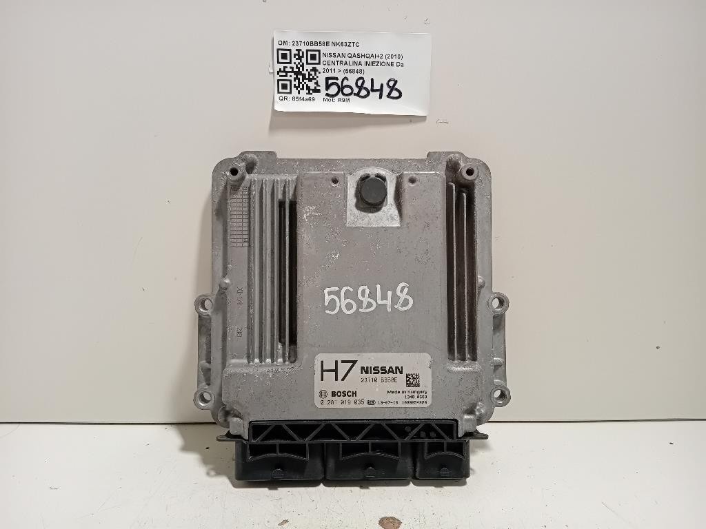 CENTRALINA INIEZIONE PER NISSAN Qashqai +2 (J10) 23710BB58E R9M diesel 1598 (07