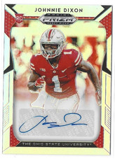 2019 Panini Draft Prizm JOHNNNIE DIXON Autograph Ohio State Buckeyes Auto #298