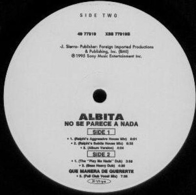 Albita - No Se Parece A Nada (12'')