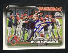 Tim Tawa Signed 2024 Topps Series 2 Autographed Auto Arizona Dbacks Team Card