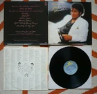 Michael Jackson Thriller Vinyl 1982 UK Epic 1st Press A2/B2 LP READ!!! G+