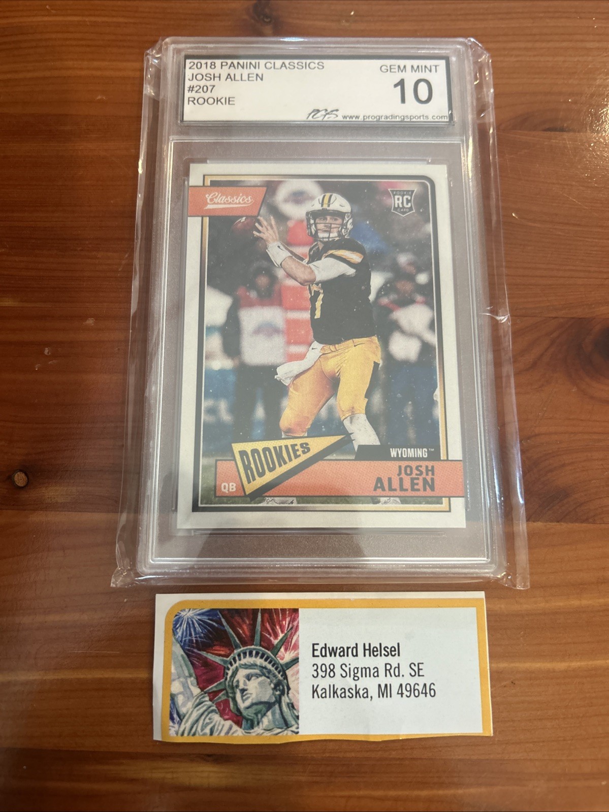 Josh Allen Rookie 10