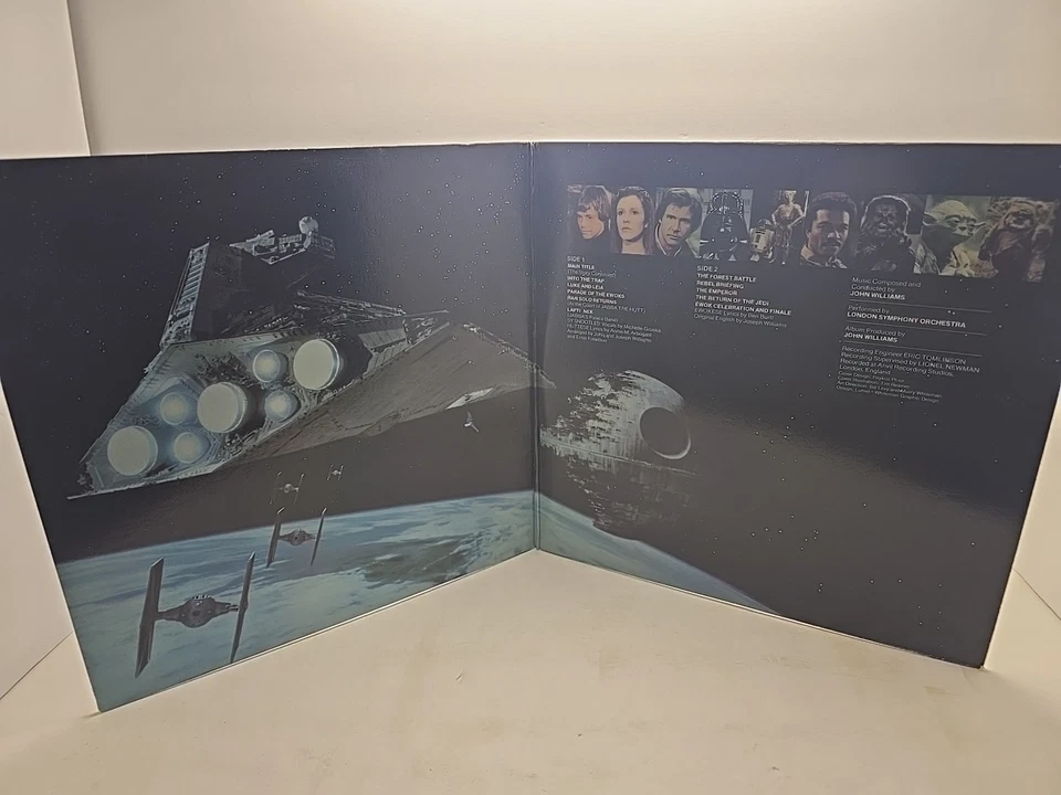 STAR WARS:RETURN OF THE JEDI-THE ORIGINAL MOTION PICTURE SOUNDTRACK VINYL RECORD - Image 2 of 4