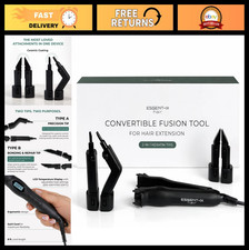 Professional Keratin Fusion Tool for Hair Extensions - 2-in-1 Iron with Precisio