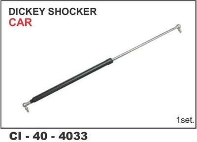 4033, DICKEY SHOCKER CAR L/R CI-34409 OL-687MM, CL-548MM EJECT FORCE-490N (SET)