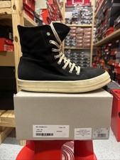 Rick Owens DRKSHDW Ramones High Sneakers Blac...